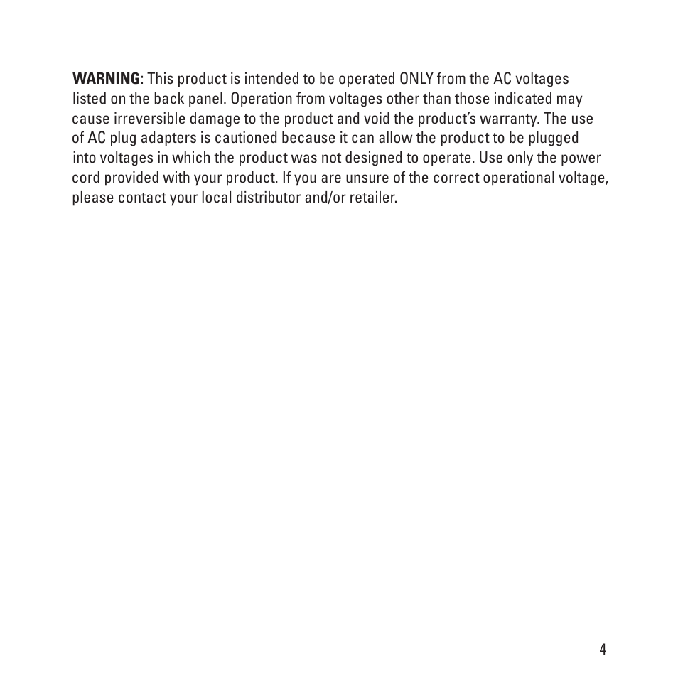 Monster Clarity HD Model One High Definition Multi-Media Speaker Monitor Gloss Finish User Manual | Page 5 / 84