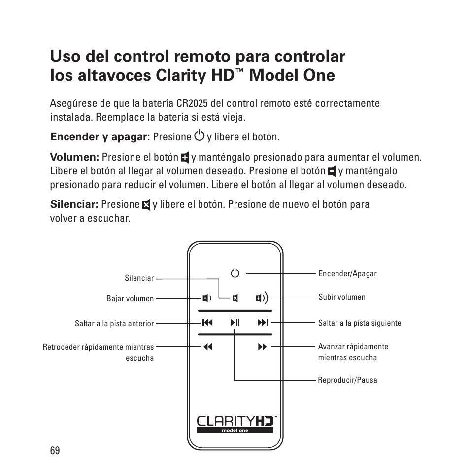 Model one | Monster Clarity HD Model One High Definition Multi-Media Speaker Monitor Gloss Finish User Manual | Page 70 / 84