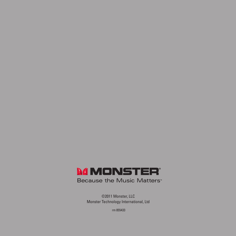 Monster Clarity HD Model One High Definition Multi-Media Speaker Monitor Gloss Finish User Manual | Page 84 / 84