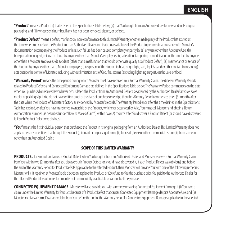 Monster HT 800G PowerCenter User Manual | Page 21 / 76