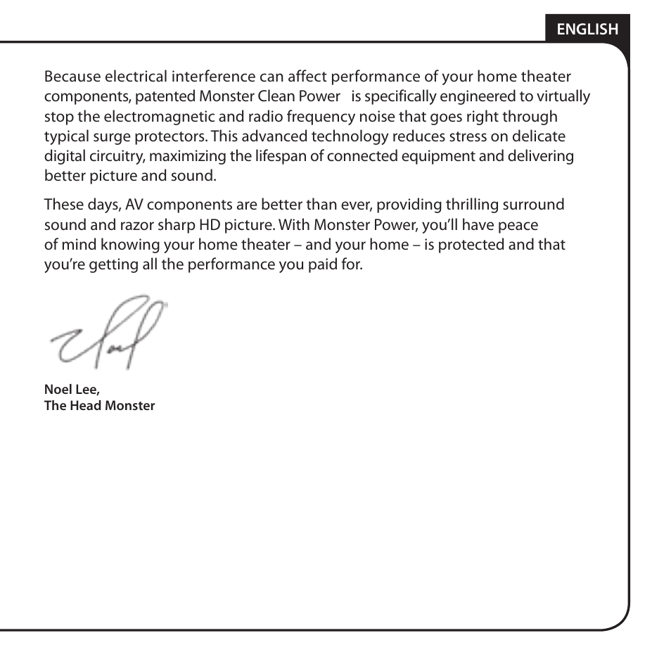 Monster HT 800G PowerCenter User Manual | Page 3 / 76