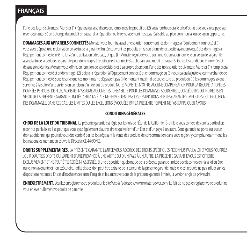 Monster HT 800G PowerCenter User Manual | Page 46 / 76