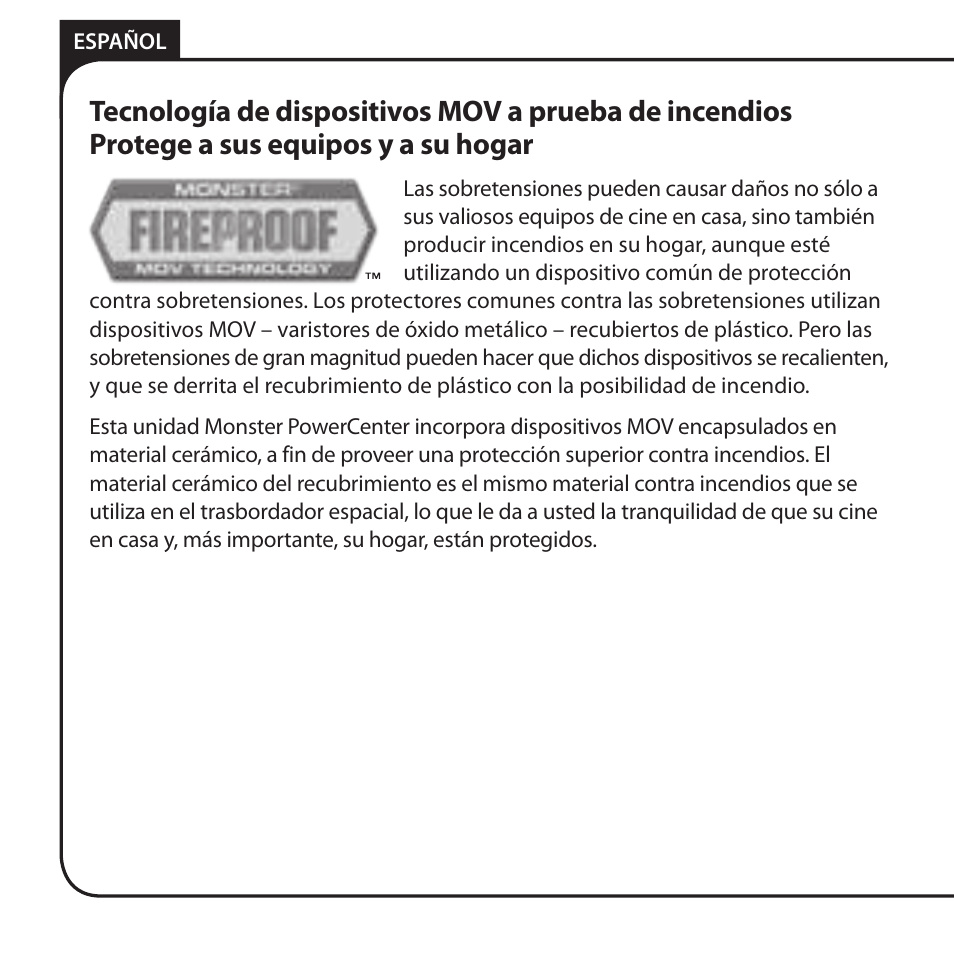 Monster HT 800G PowerCenter User Manual | Page 54 / 76