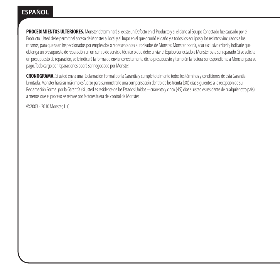 Monster HT 800G PowerCenter User Manual | Page 72 / 76