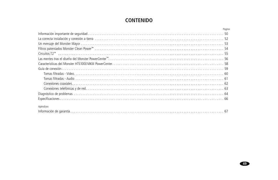 Monster HTS1000MKIII User Manual | Page 55 / 79