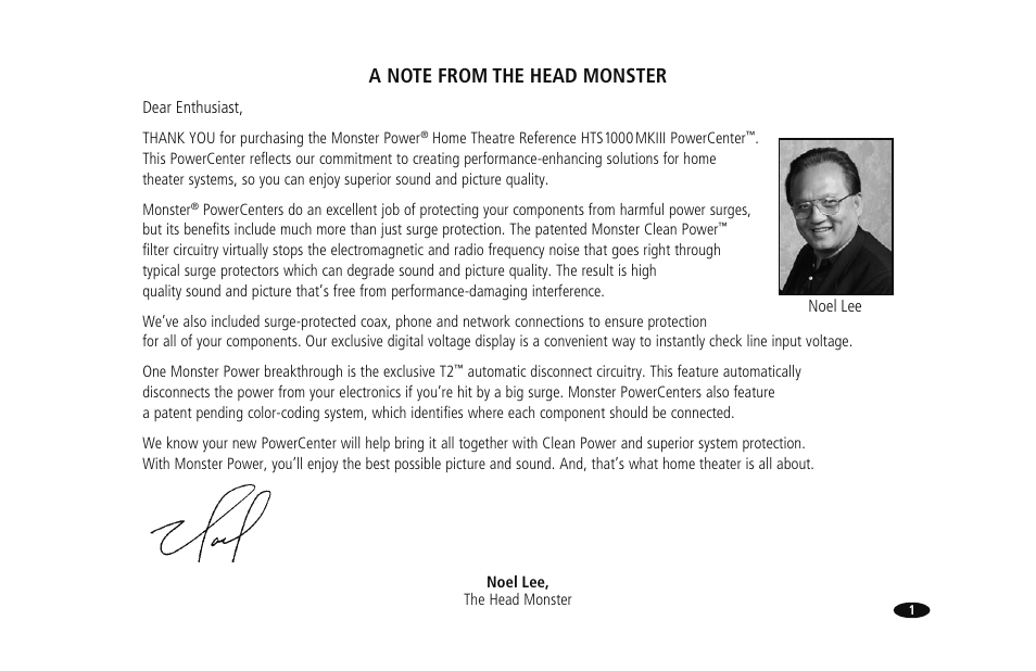 Monster HTS1000MKIII User Manual | Page 7 / 79