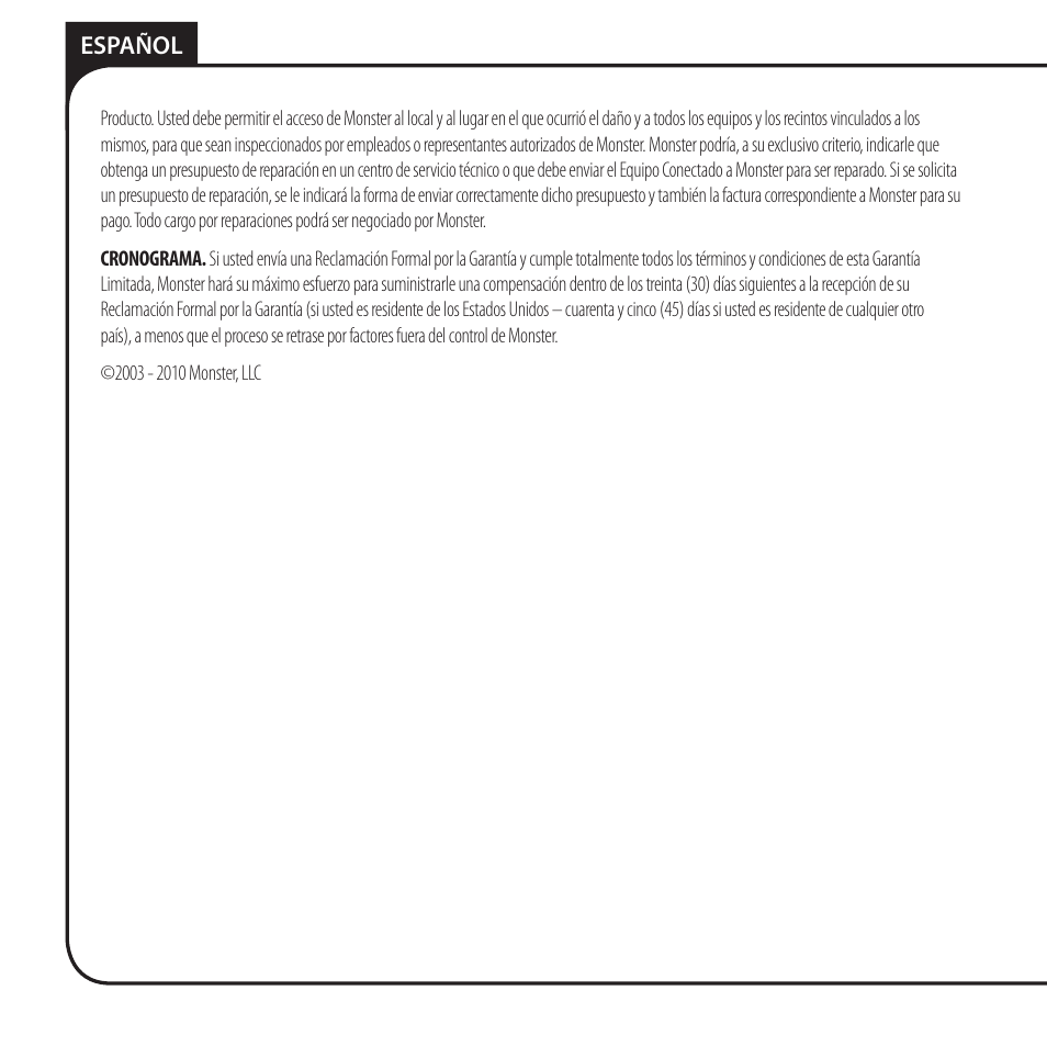 Monster JP 800G User Manual | Page 60 / 62