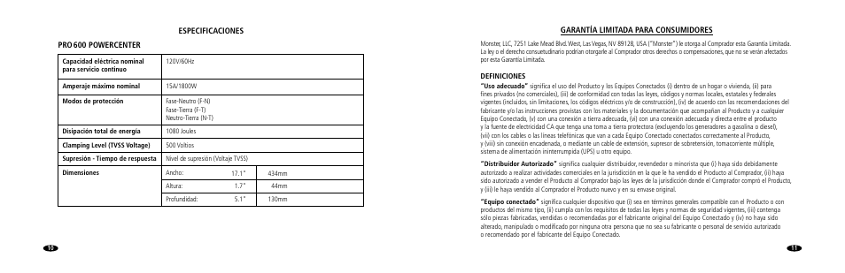 Monster PRO 600 User Manual | Page 31 / 35