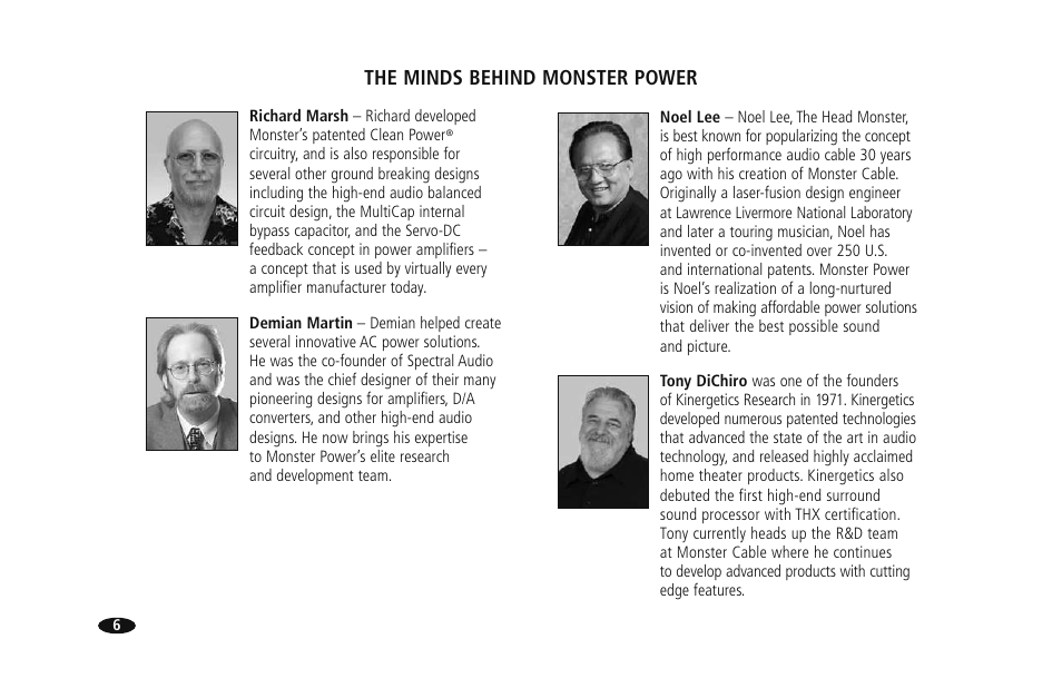 The minds behind monster power | Monster HTUPS 3700 User Manual | Page 14 / 62