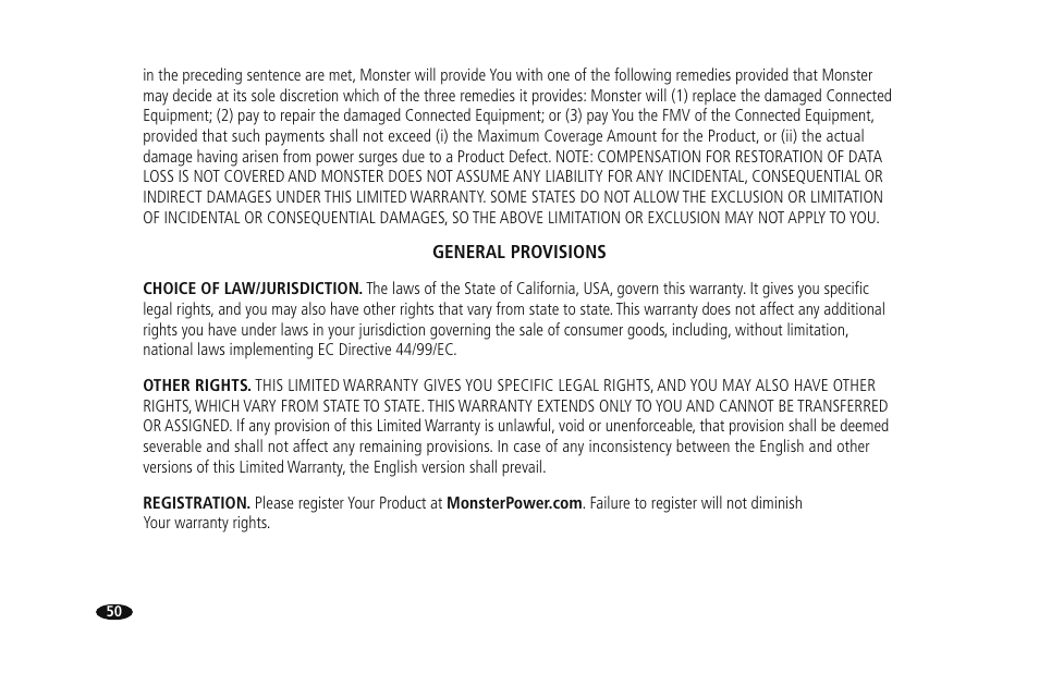 Monster HTUPS 3700 User Manual | Page 58 / 62