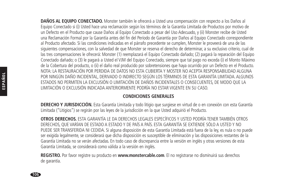 Monster HTS 1900G User Manual | Page 114 / 120