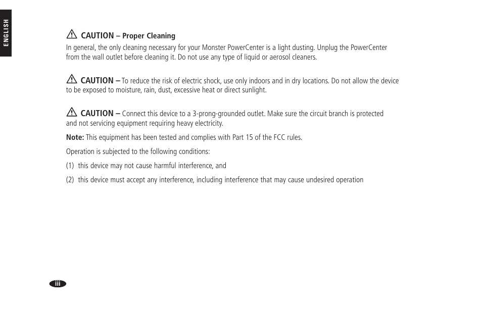 Monster HTS 1900G User Manual | Page 6 / 120