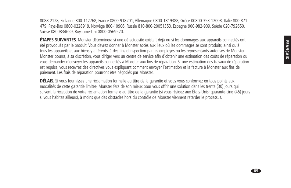 Monster HTS 1900G User Manual | Page 77 / 120