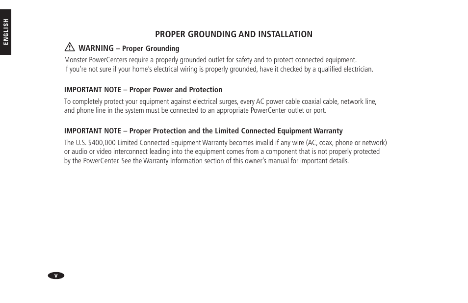 Monster HTS 1900G User Manual | Page 8 / 120