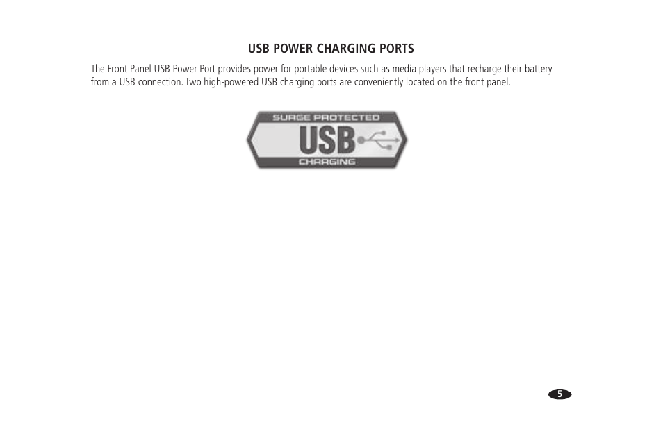 Usb power charging ports | Monster HTS 1700 User Manual | Page 11 / 100