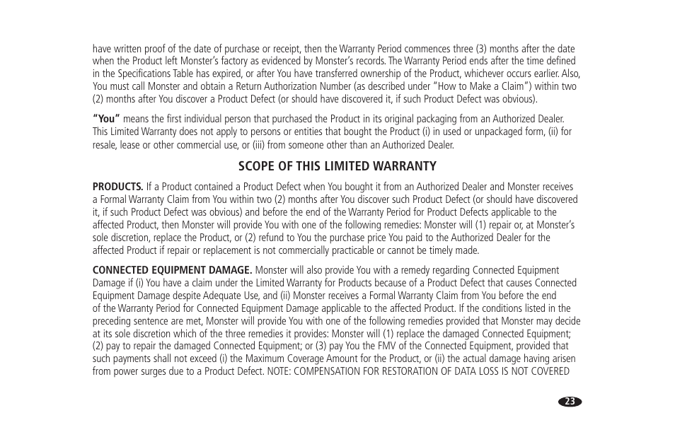 Monster HTS 1700 User Manual | Page 29 / 100