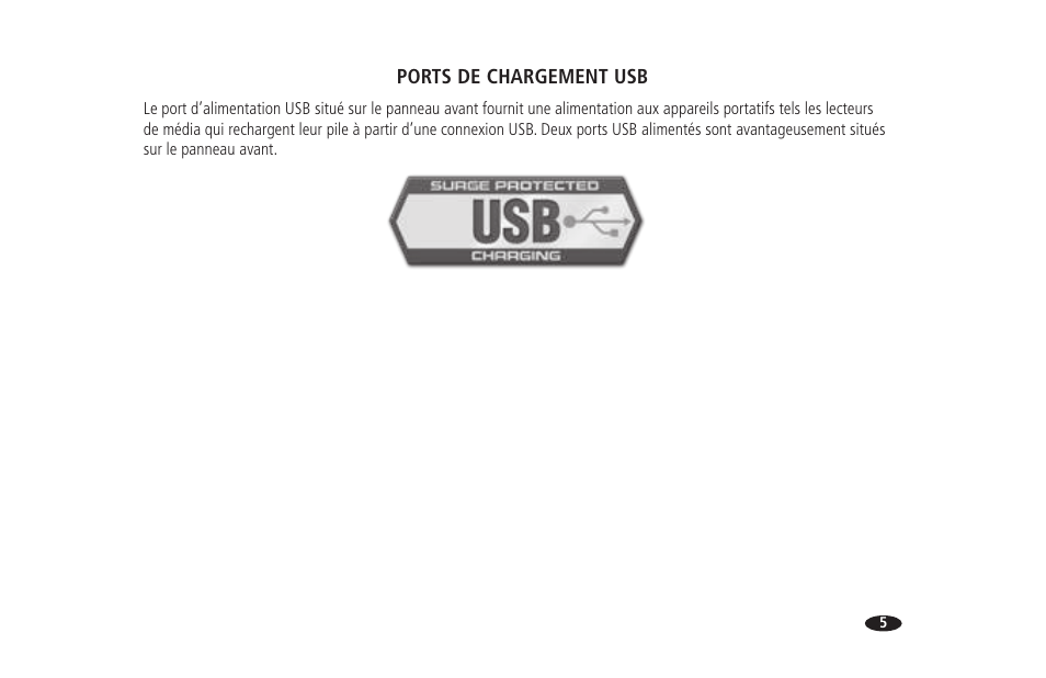Ports de chargement usb | Monster HTS 1700 User Manual | Page 43 / 100