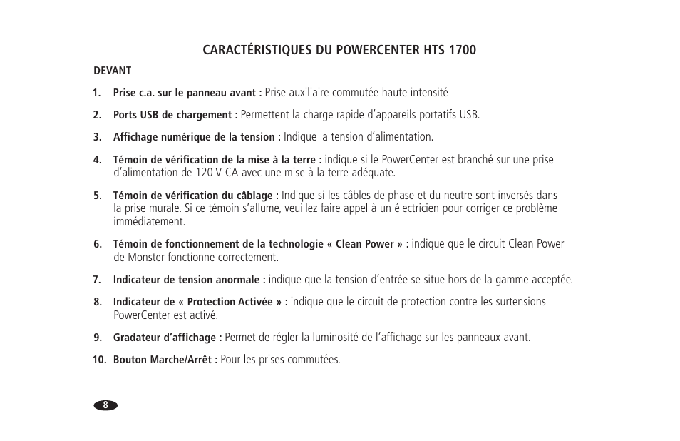 Monster HTS 1700 User Manual | Page 46 / 100