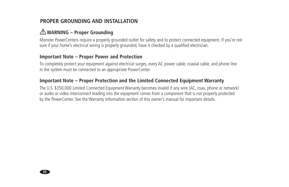 Monster HTS 1700 User Manual | Page 6 / 100