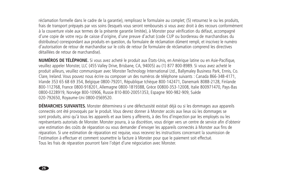 Monster HTS 1700 User Manual | Page 64 / 100