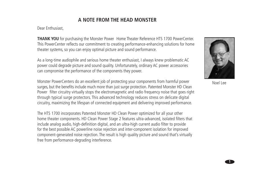 Monster HTS 1700 User Manual | Page 7 / 100