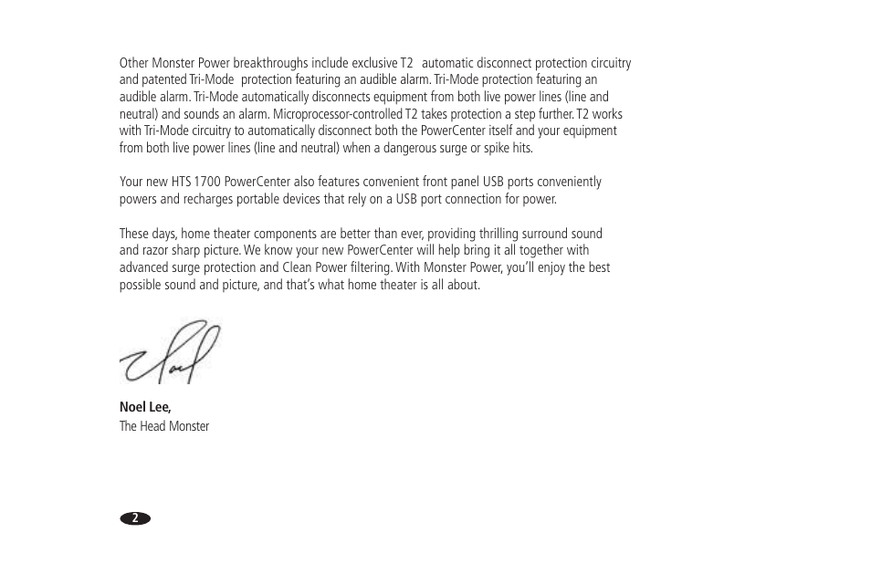 Monster HTS 1700 User Manual | Page 8 / 100