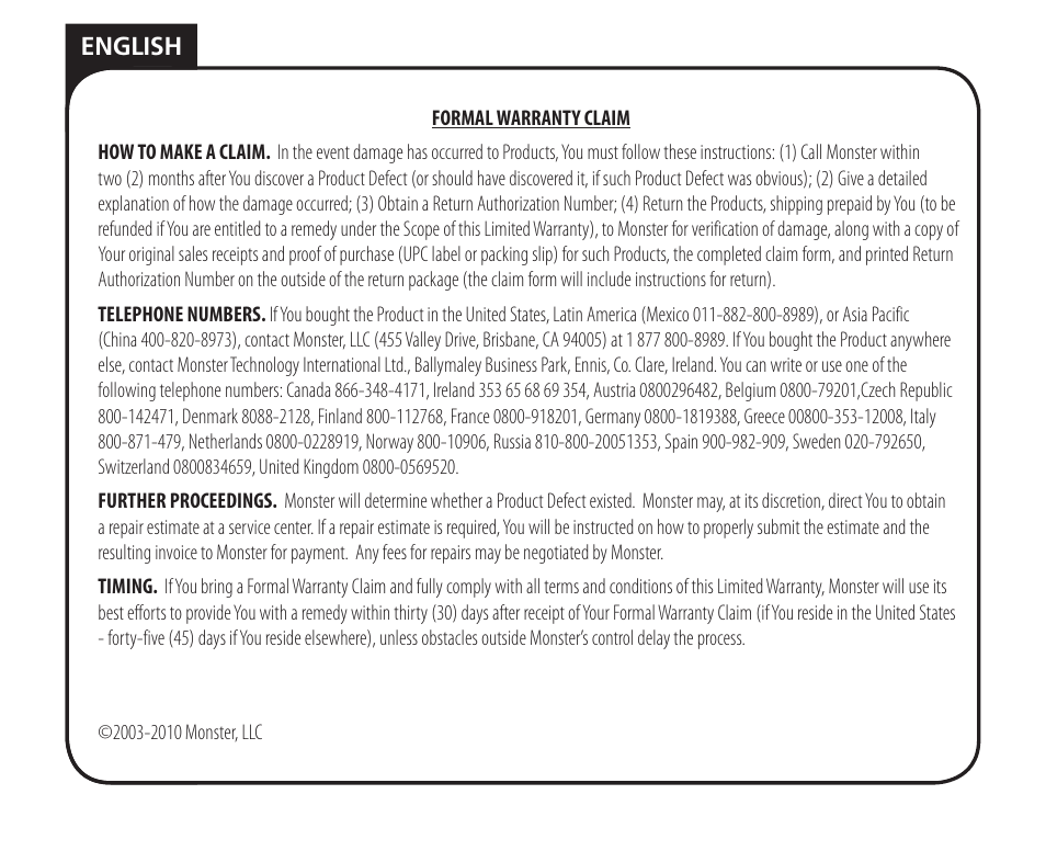 Monster Remote Access RF/IP Card 100 User Manual | Page 16 / 50