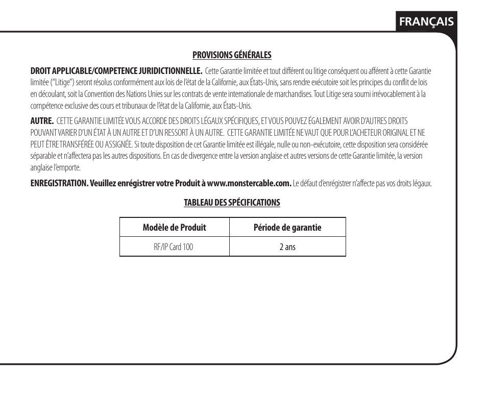 Monster Remote Access RF/IP Card 100 User Manual | Page 31 / 50