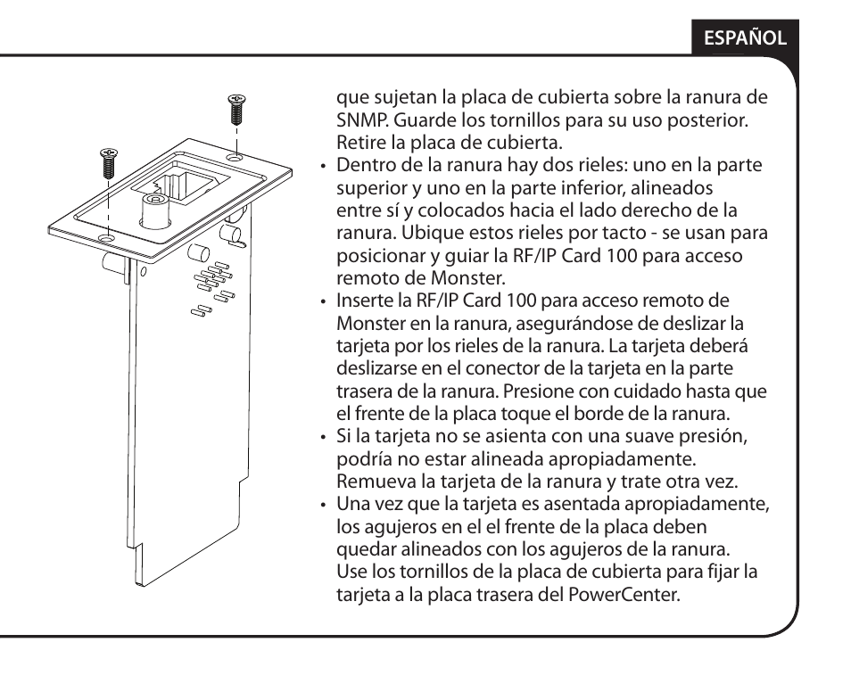 Monster Remote Access RF/IP Card 100 User Manual | Page 39 / 50