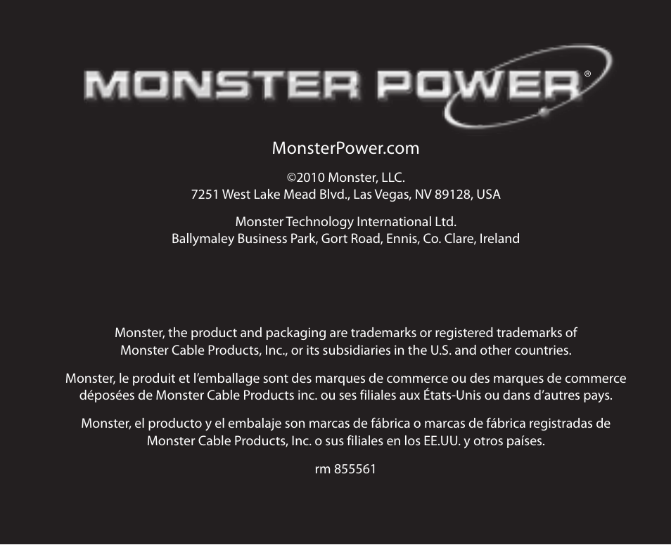 Monster Remote Access RF/IP Card 100 User Manual | Page 50 / 50