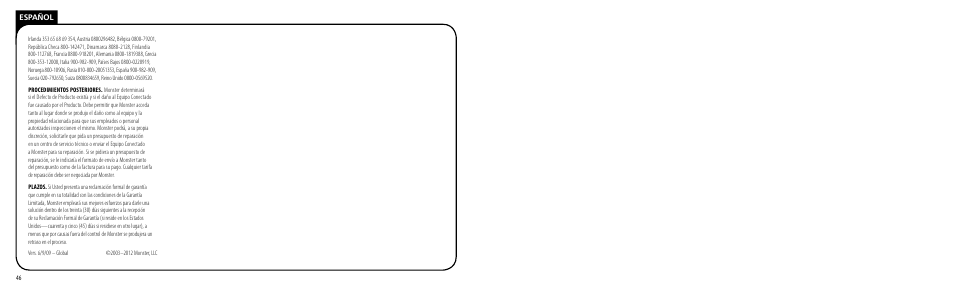 Monster PRT 100 MC User Manual | Page 24 / 25