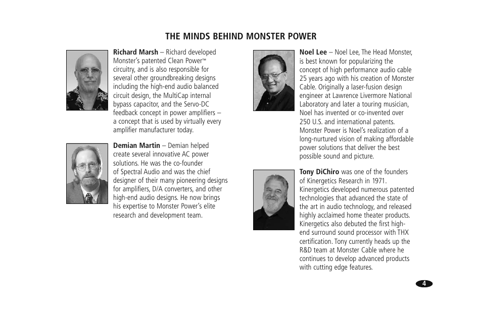 The minds behind monster power | Monster HTUPS 2700 User Manual | Page 11 / 36