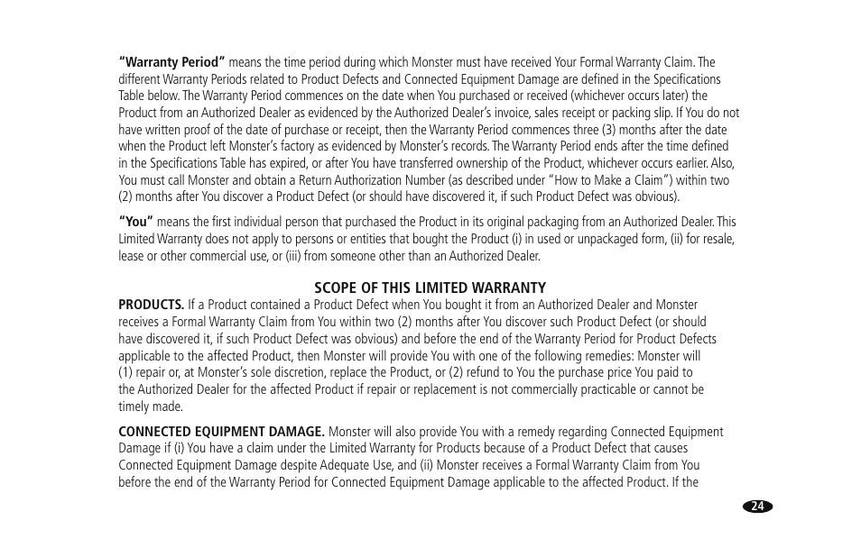 Monster HTUPS 2700 User Manual | Page 31 / 36