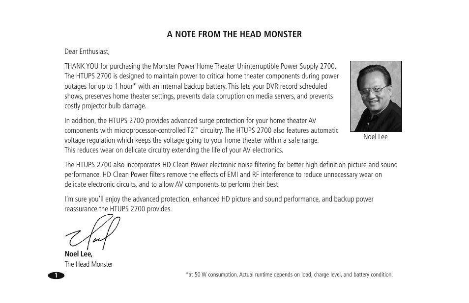 Monster HTUPS 2700 User Manual | Page 8 / 36