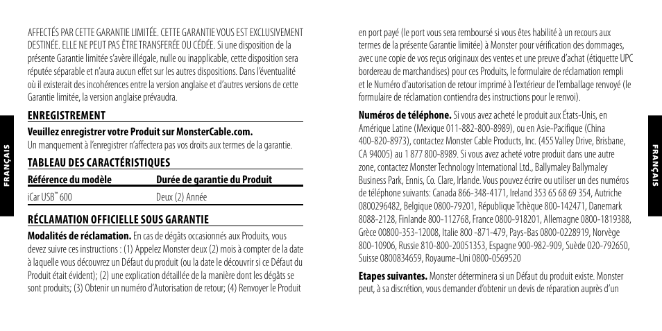 Monster PowerPlug USB 600 User Manual | Page 10 / 72