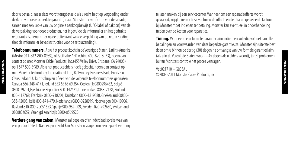 Monster PowerPlug USB 600 User Manual | Page 30 / 72