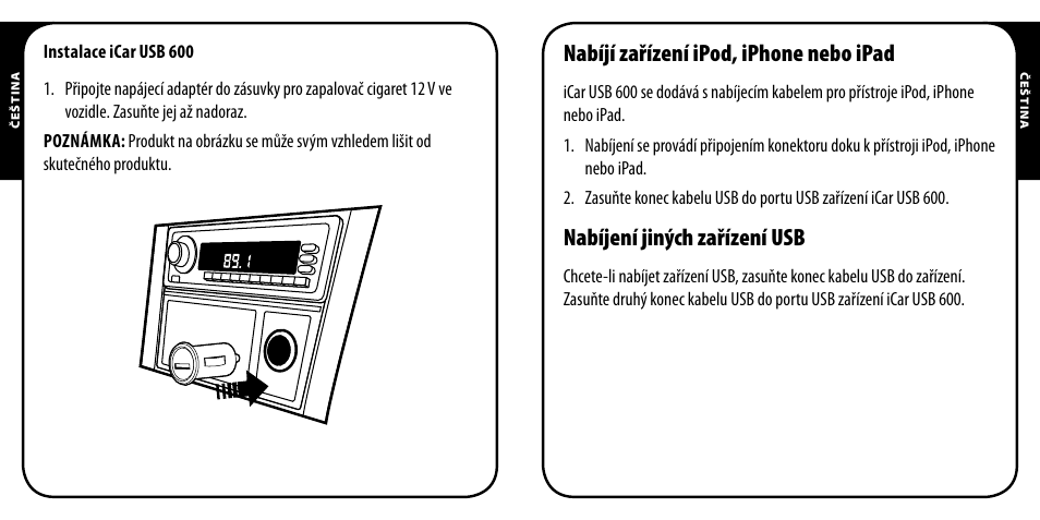 Nabíjí zařízení ipod, iphone nebo ipad, Nabíjení jiných zařízení usb | Monster PowerPlug USB 600 User Manual | Page 59 / 72