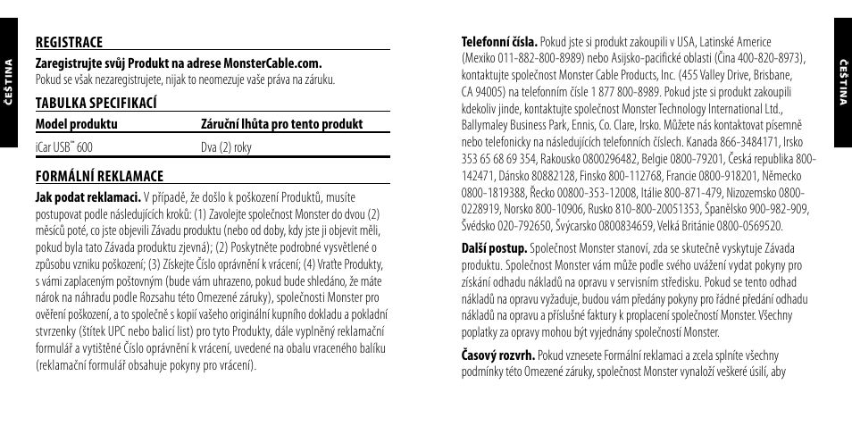 Monster PowerPlug USB 600 User Manual | Page 62 / 72
