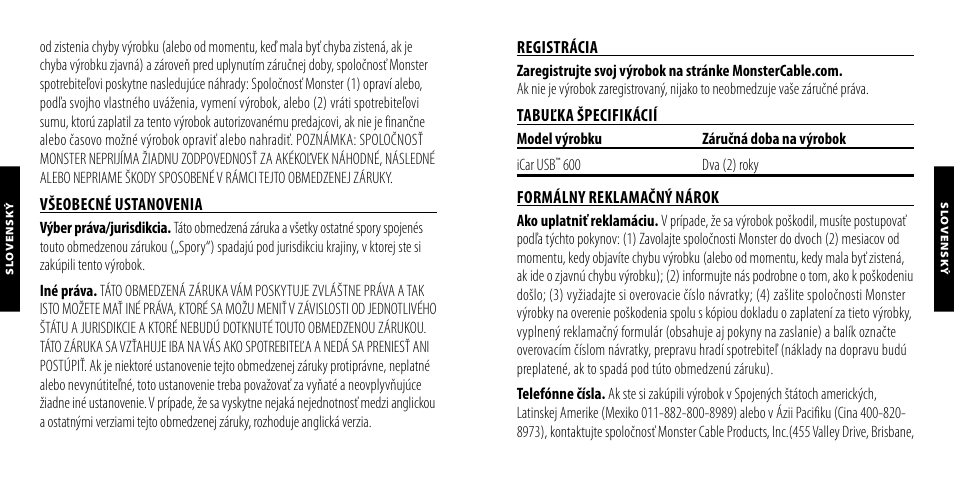 Monster PowerPlug USB 600 User Manual | Page 68 / 72