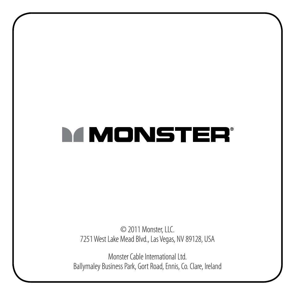 Monster PowerPlug Dual USB 700 User Manual | Page 44 / 44