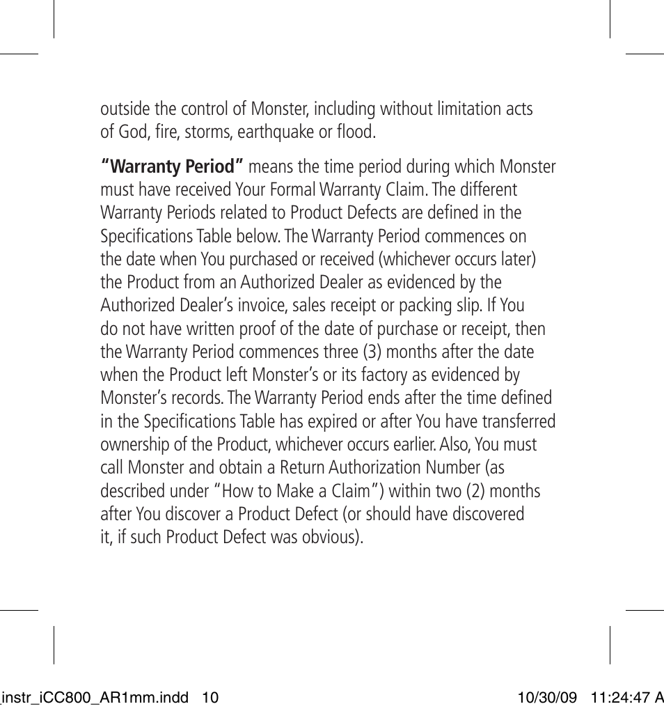Monster iCarCharger 800 User Manual | Page 10 / 16