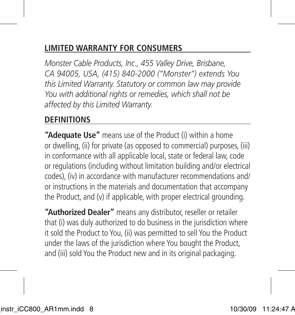 Monster iCarCharger 800 User Manual | Page 8 / 16