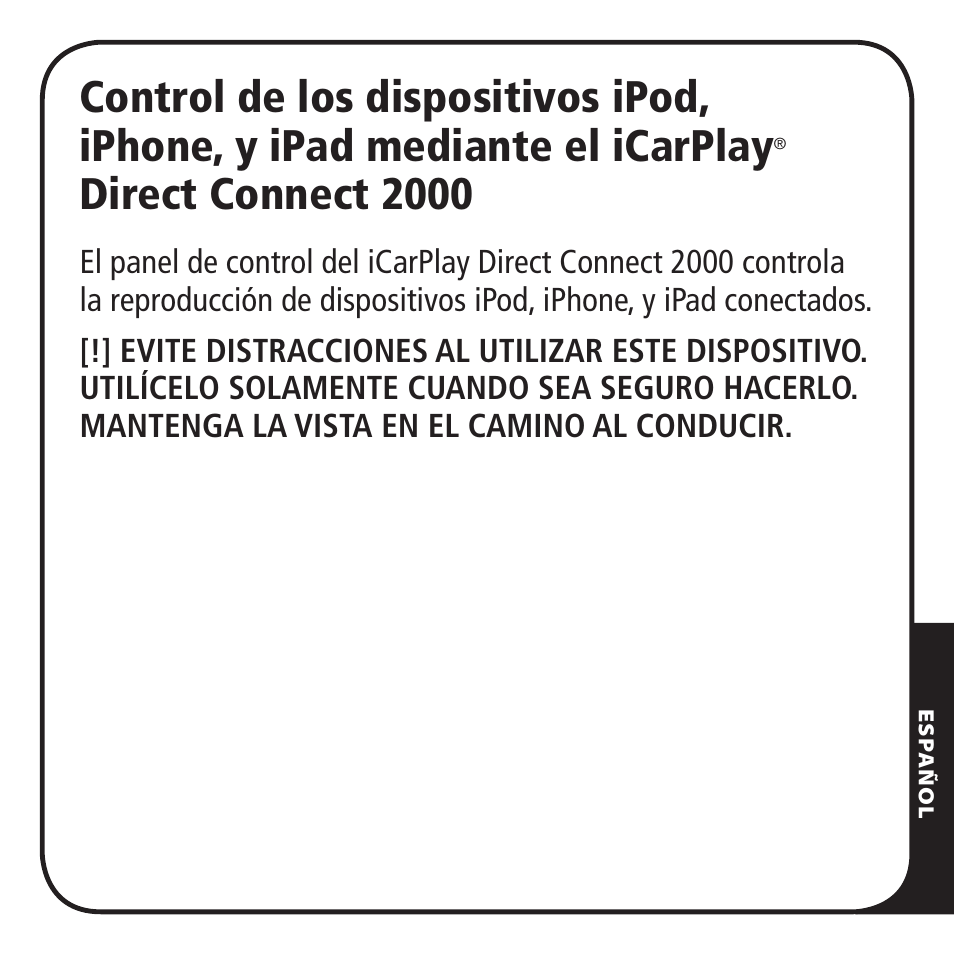 Direct connect 2000 | Monster iCarPlay Direct Connect 2000 User Manual | Page 49 / 64