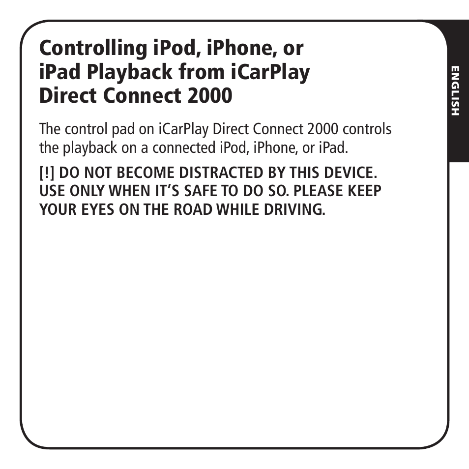 Monster iCarPlay Direct Connect 2000 User Manual | Page 9 / 64