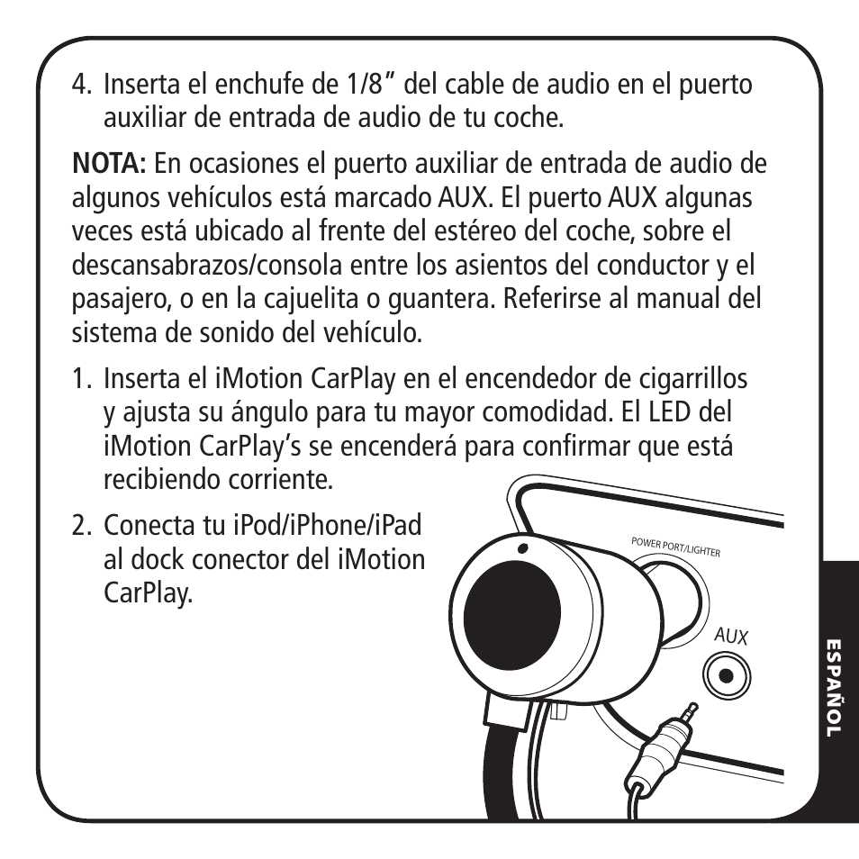 Monster iMotion CarPlay Direct Connect 3000 User Manual | Page 39 / 52