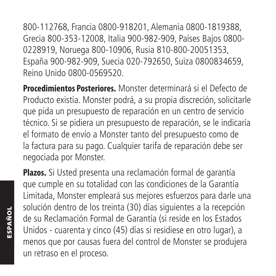 Monster iMotion CarPlay Direct Connect 3000 User Manual | Page 50 / 52