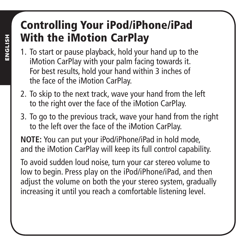 Monster iMotion CarPlay Direct Connect 3000 User Manual | Page 6 / 52