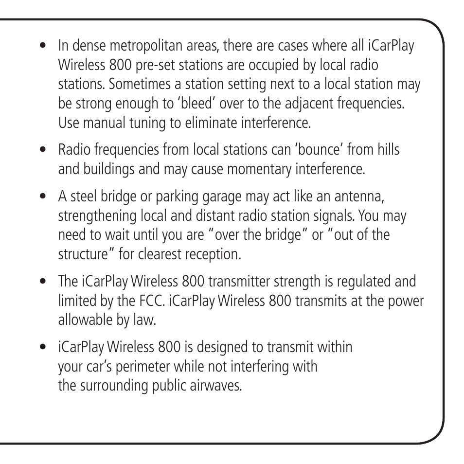 Monster iCarPlay Wireless 800 User Manual | Page 13 / 24