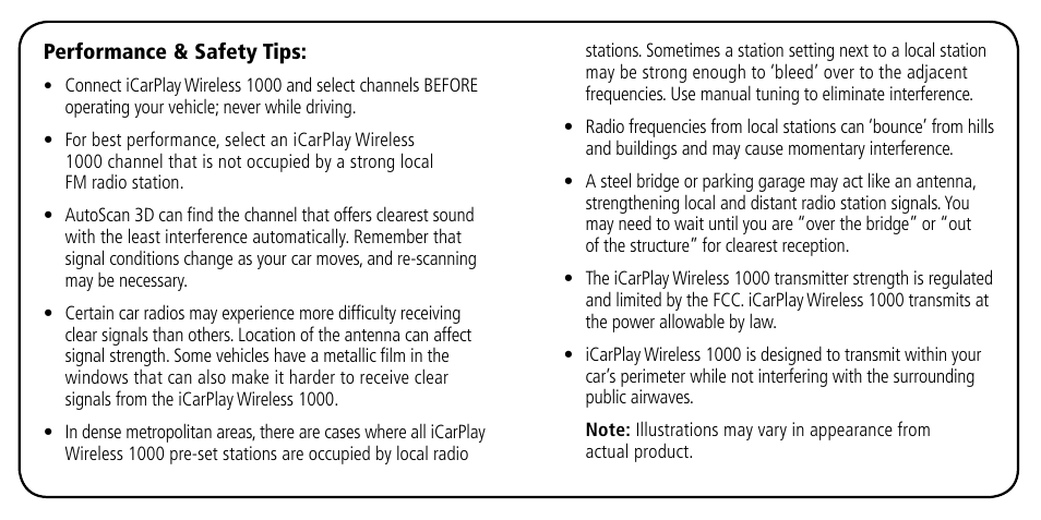 Monster iCarPlay Wireless 1000 User Manual | Page 9 / 15