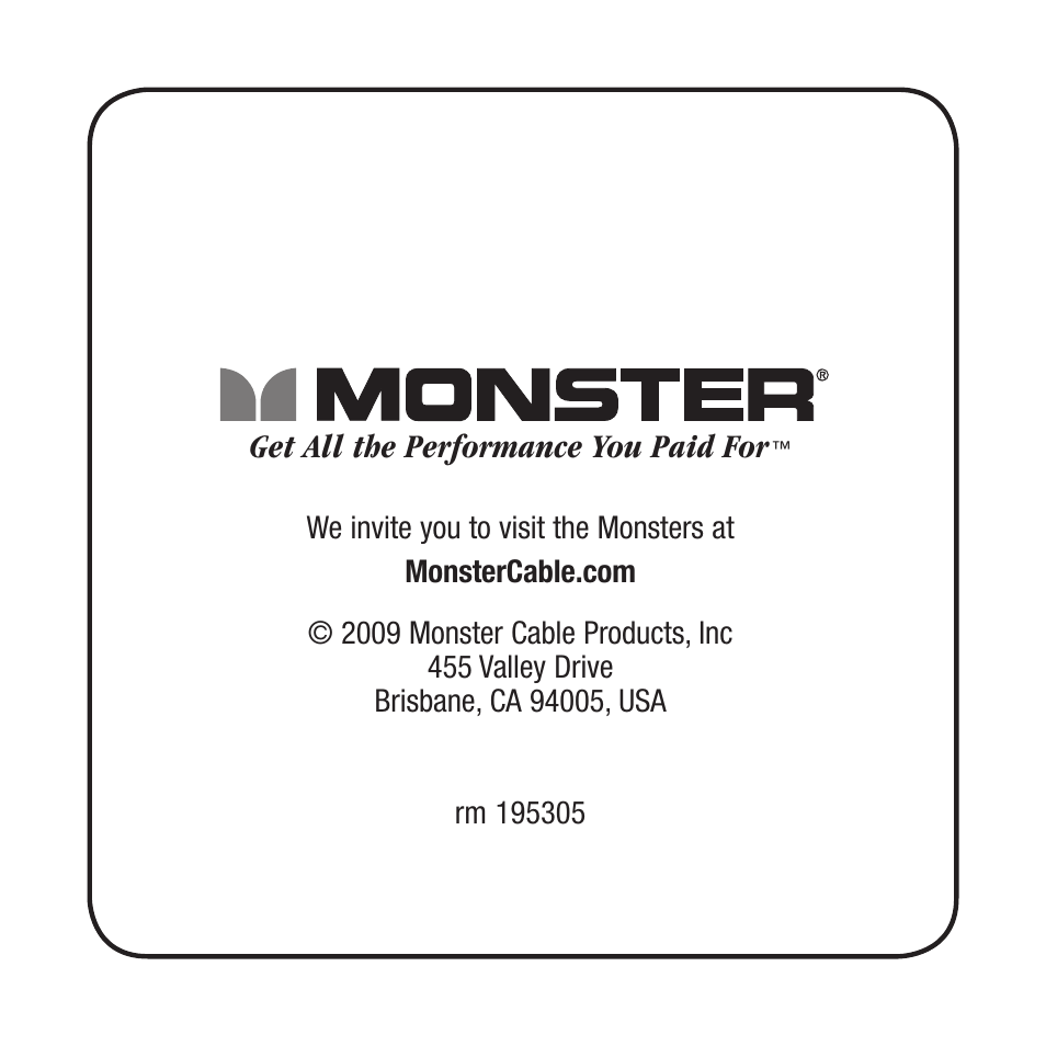 Monster iCarPlay Wireless 300 User Manual | Page 25 / 25